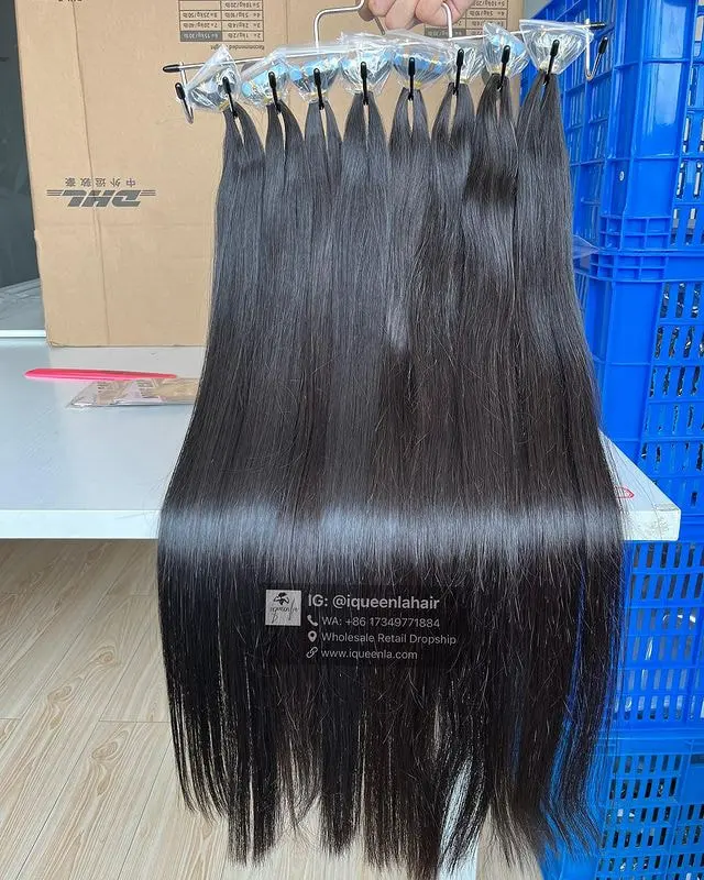 iqueenla Best Straight Raw Hair Tape In Extensions