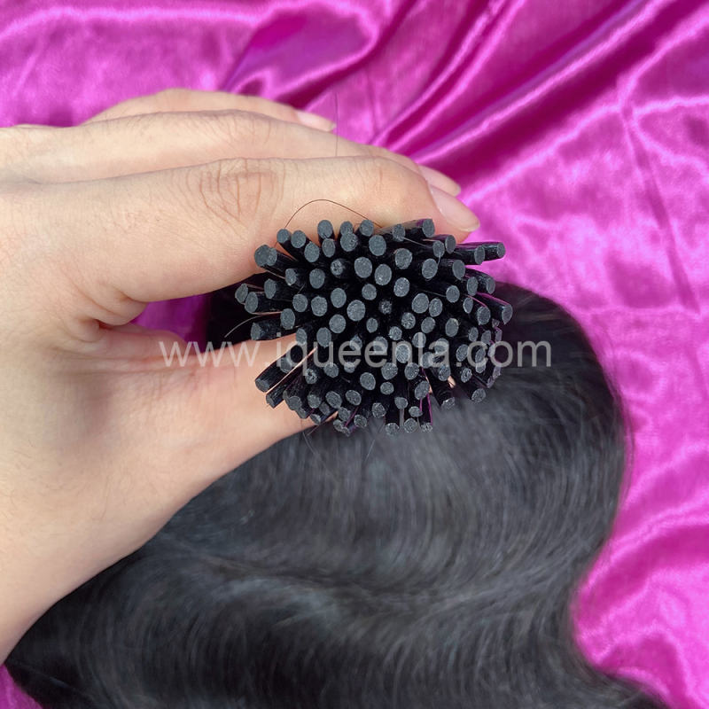 iqueenla Mink Hair Body Wave I Tip Extension