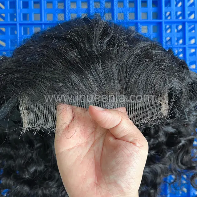 iqueenla 5x5 HD Lace Closure Wig Burmese Curly Raw Hair