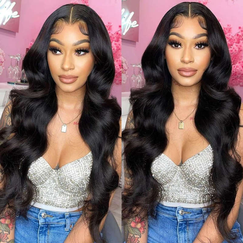 iqueenla Body Wave 13x4  Lace Frontal Pre-made Wig