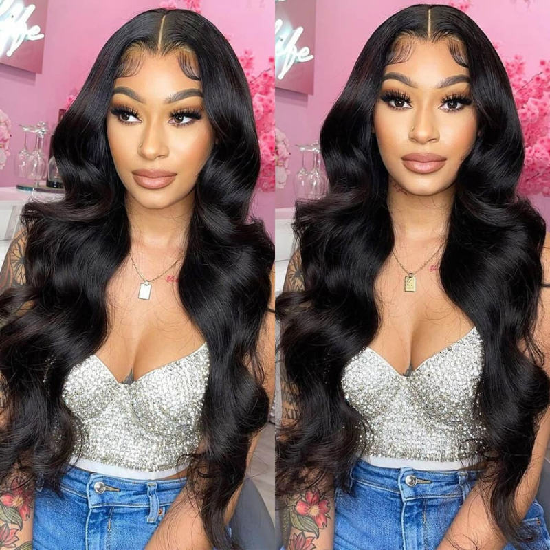 iqueenla Body Wave 13x4  Lace Frontal Pre-made Wig