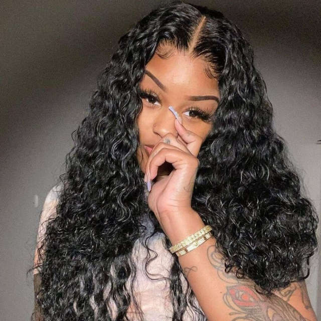 iqueenla Deep Wave 13x6 Lace Frontal Pre-made Wig