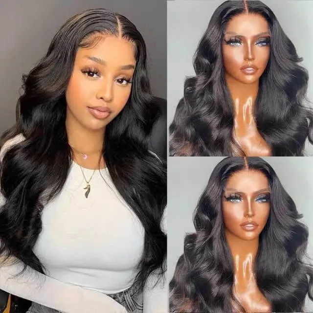 iqueenla 12a Mink Hair Body Wave 4x4 HD Lace Closure Customize Wig