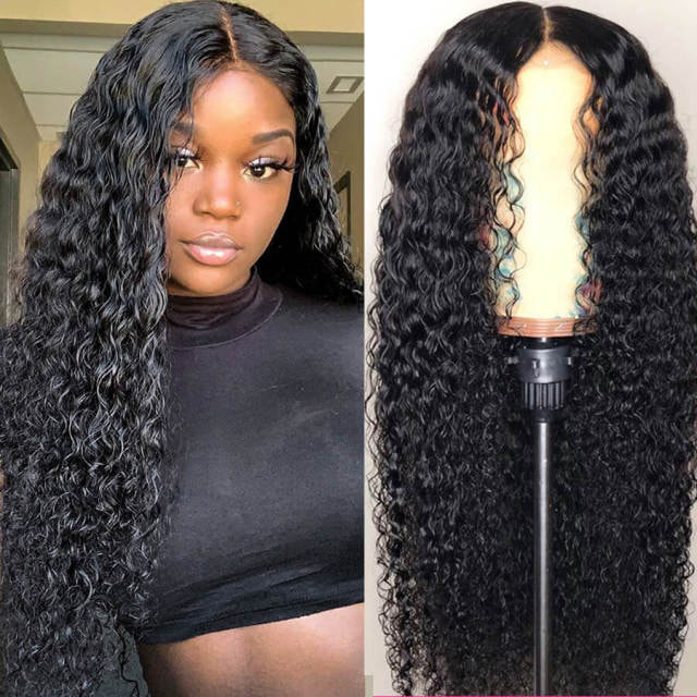 iqueenla 12a Mink Hair Deep Wave 5x5 HD Lace Closure Customize Wig