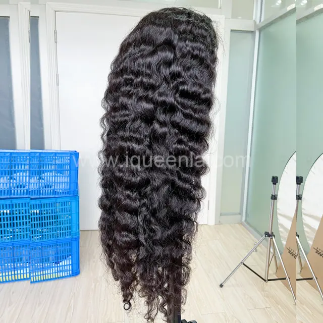 iqueenla 5x5 HD Lace Closure Wig Burmese Curly Raw Hair