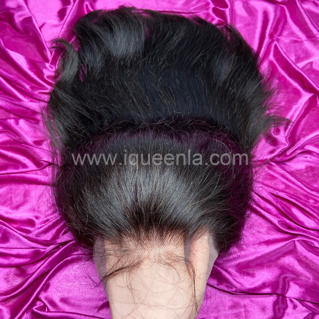 iqueenla Straight Bob Lace Frontal Pre-made Wig