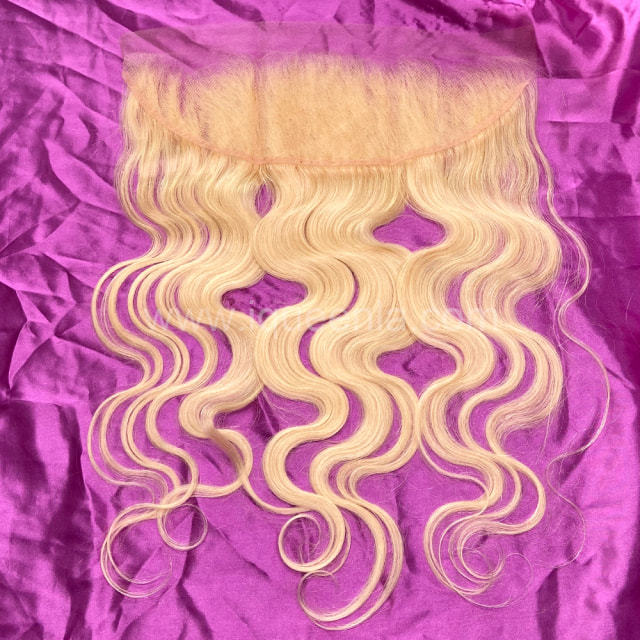 iqueenla Blonde Color #613 Body Wave 13x4 HD Lace Frontal