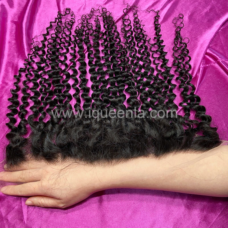 iqueenla Mink Curly Hair 13x4 HD Lace Frontal Free Shipping