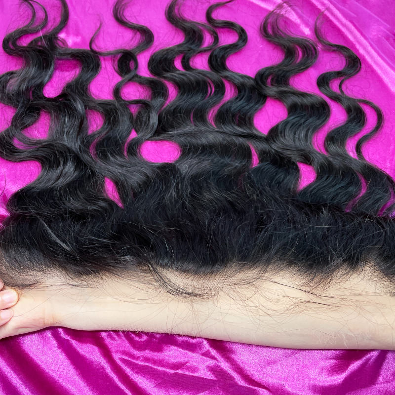 iqueenla Mink Hair Body Wave 13x4 HD Lace Frontal
