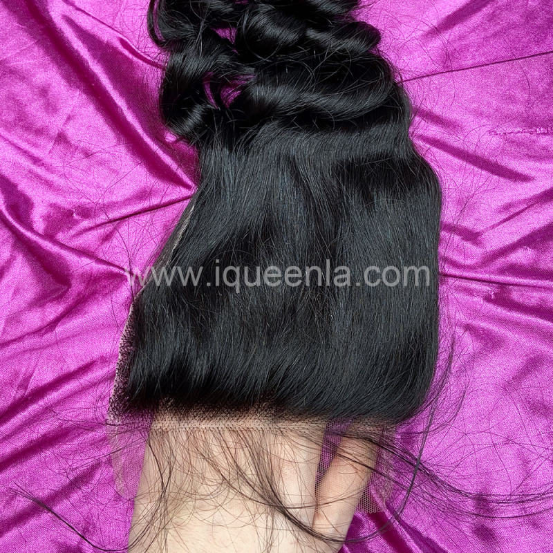 iqueenla Mink Hair Loose Wave 5x5 HD Lace Closure Free Shipping