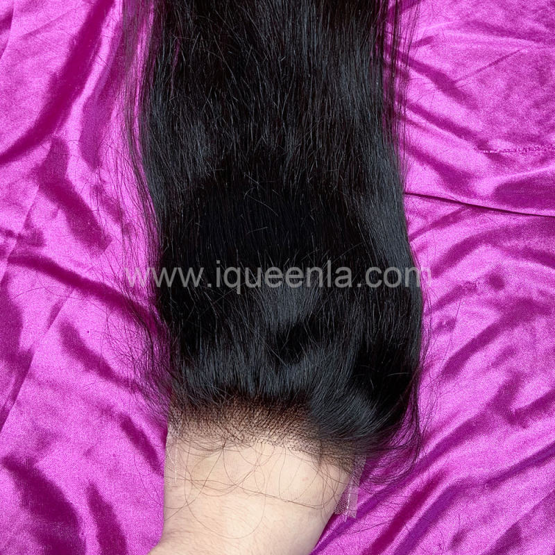 iqueenla High Quality Mink Straight Hair 5x5 HD Lace Closure Free Shipping