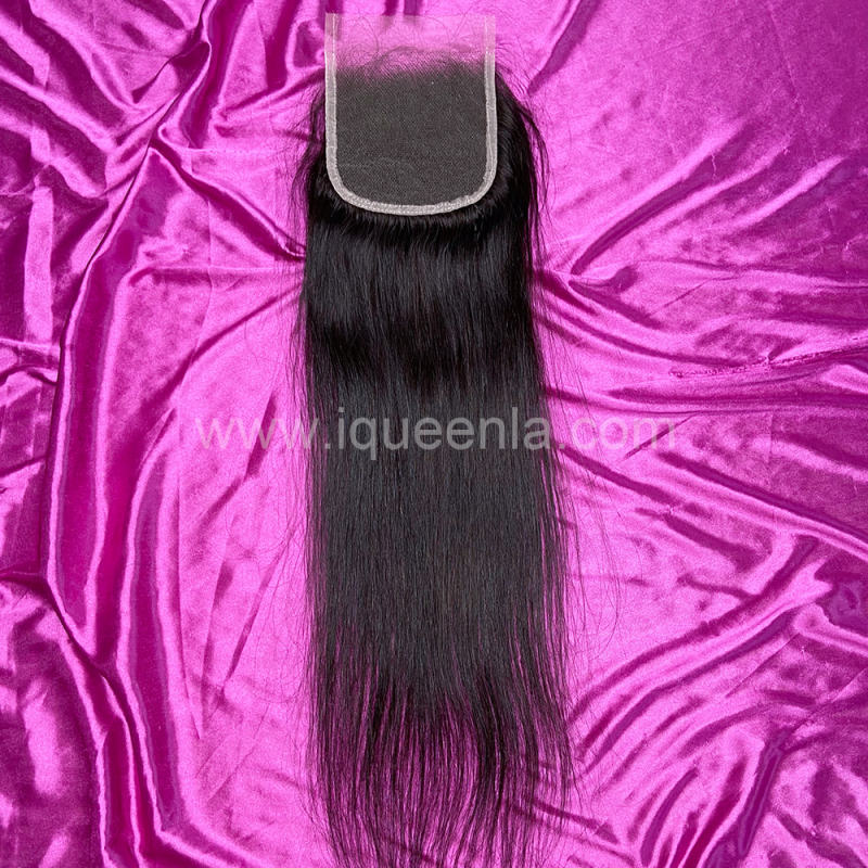 iqueenla Straight Mink  Hair 5x5 HD Lace Closure