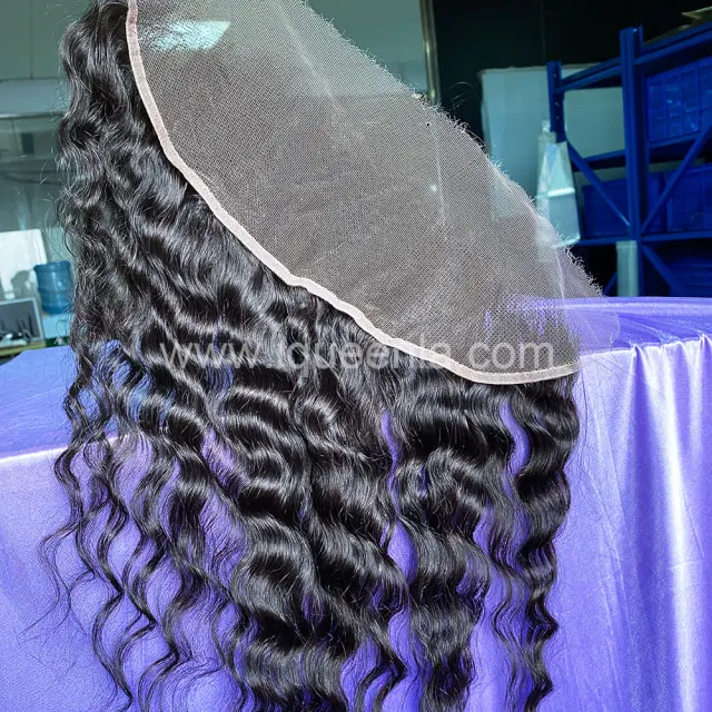 iqueenla Raw Hair Cambodian Wavy 13x4 HD Lace Frontal
