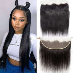 iqueenla Straight Raw Hair 13x4 Transparent Lace Frontal