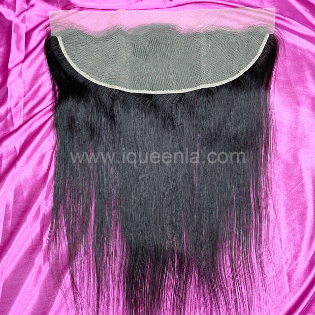 iqueenla Mink Straight Hair 13x6 Transparent Lace Frontal