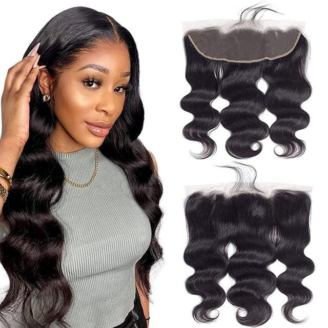 iqueenla Body Wave Mink Hair 13x4 Lace Frontal