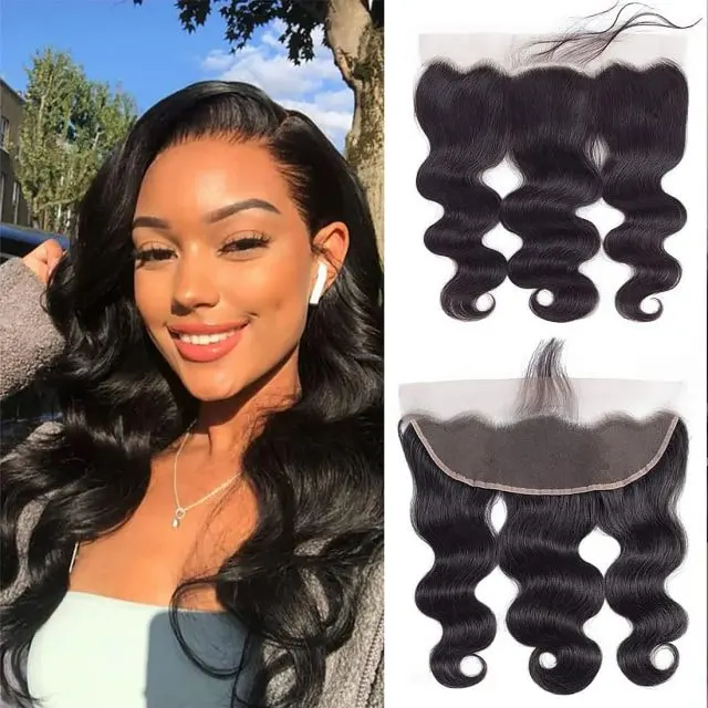 iqueenla Body Wave Mink Hair 13x6 Transparent Lace Frontal
