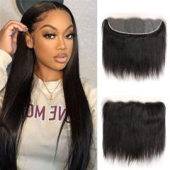 iqueenla Straight Mink Hair 13x4 Transparent Lace Frontal