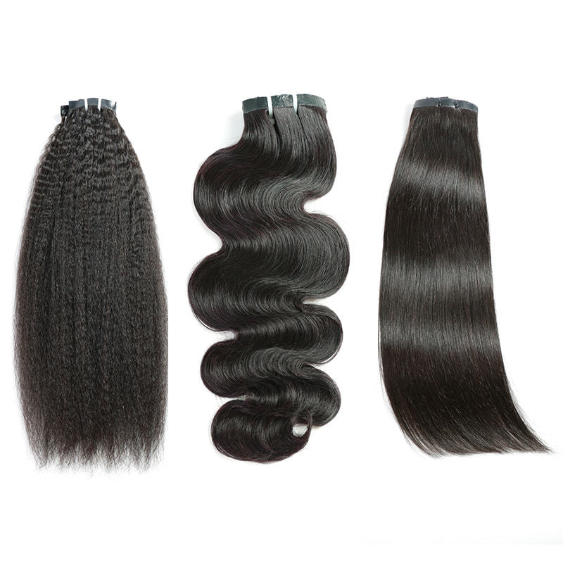 iqueenla New Arrivals High Quality Mink Hair Seamless Clip-In Hair Extensions 7Pcs/Set