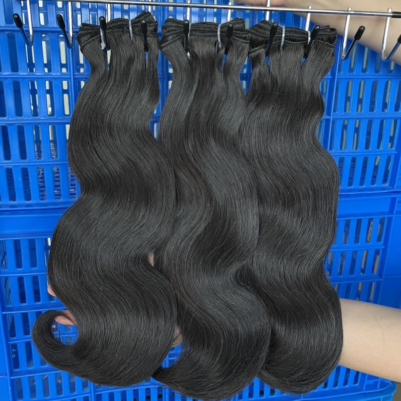 iqueenla 15A Body Wave Virgin Hair 3 Bundles with 13x4 Transparent Lace Frontal