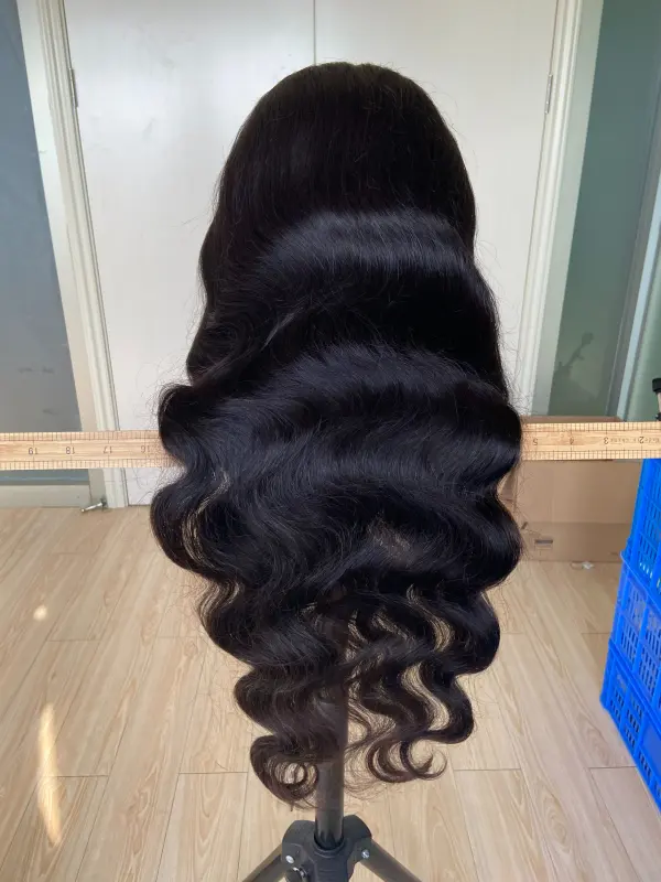 iqueenla 12a Mink Hair Body Wave 5x5 Transparent Lace Closure Customize Wig