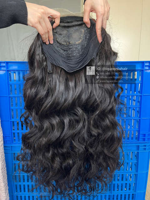 iqueenla 4x4 Loose Wave Mink Hair HD Lace Closure Wig