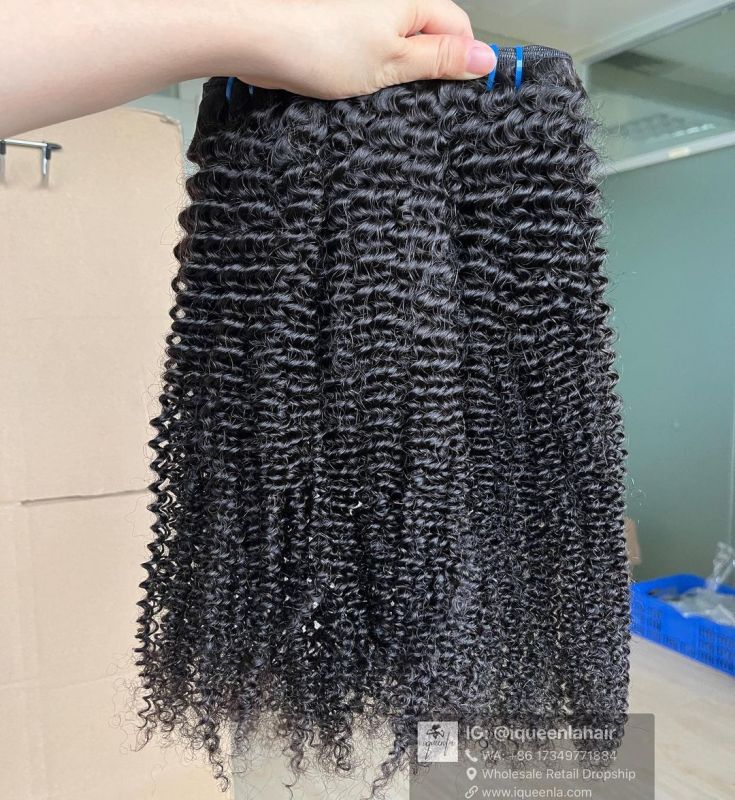 Unprocessed Iqueenla 15a Top Virgin Hair Deep Curly 4 Bundles/Lot