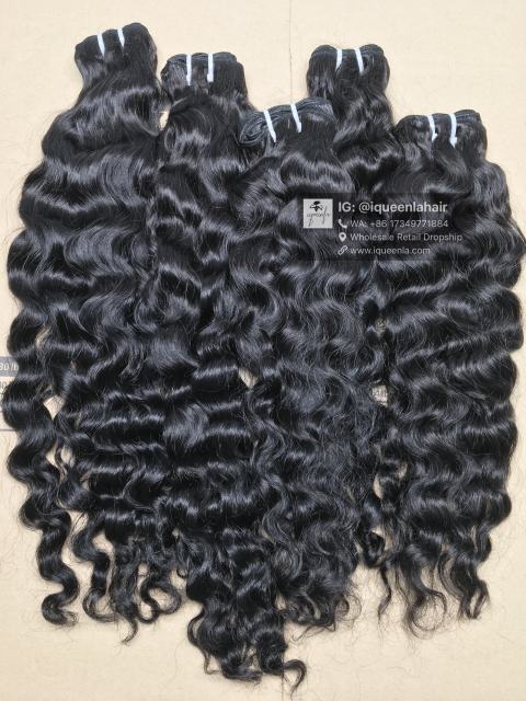 Iqueenla Best 100% Raw Hair 3 Pcs Sample Deal Natural Color Free Shipping