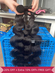 iqueenla 12A Mink Affordable Body Wave Human Hair Weave for Sew In