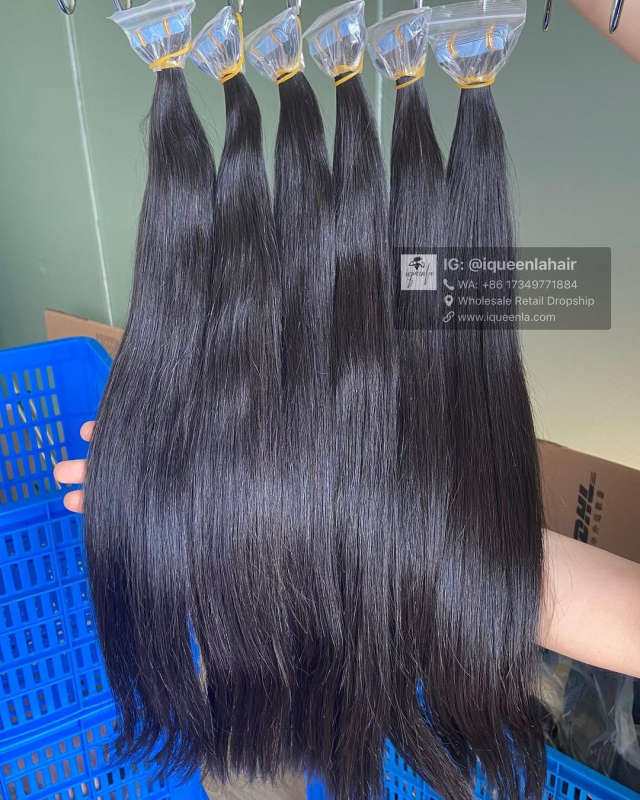 iqueenla Best Straight Raw Hair Tape In Extensions