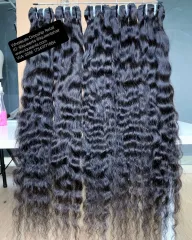 iqueenla Cambodian Wavy Raw Hair Bundle Weave for Sew In Hairstyle