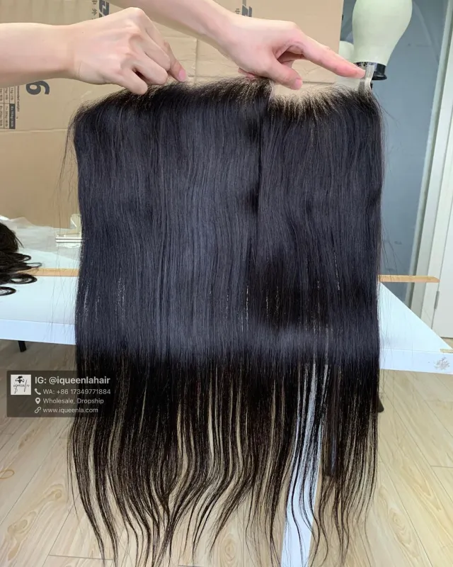 iqueenla Straight Raw Hair 4x4 HD Lace Closure