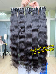 iquenela Indian Wavy Raw Hair Bundle For Sew In Hairstyle