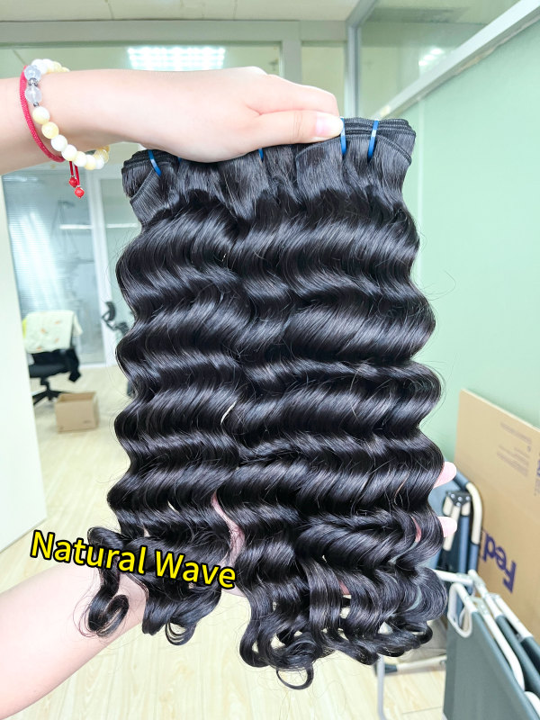 iqueenla 15A Top Virgin Hair Natural Wave 3 Bundles Deal for Sew In