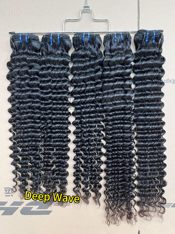 iqueenla Deep Wave 15A Top Virgin Hair Single/3/4 Bundles Deals
