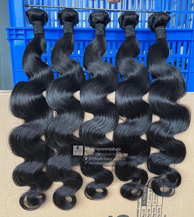 iqueenla 12A Mink Affordable Body Wave Human Hair Weave for Sew In