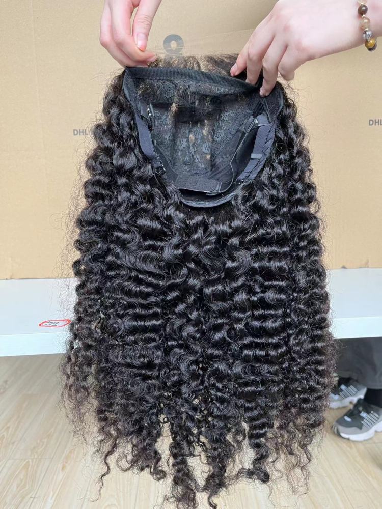 iqueenla Indian Curly 4x4/5x5/6x6/13x4/13x6 HD and Transparent Lace Wig 200% & 300% Density