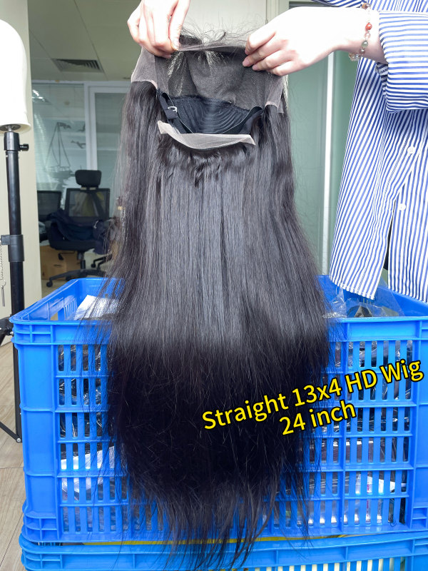 iqueenla Raw Straight 4x4/5x5/6x6/13x4/13x6 HD and Transparent Lace Wig 200% & 300% Density