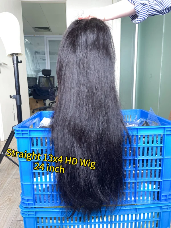 iqueenla Raw Straight 4x4/5x5/6x6/13x4/13x6 HD and Transparent Lace Wig 200% & 300% Density
