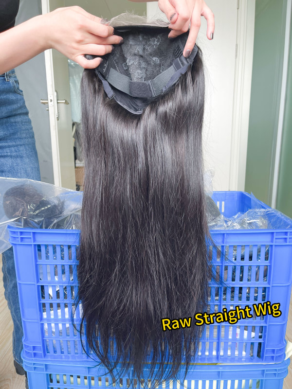 iqueenla Straight Raw Hair 6x6 HD Lace Closure Customzie Wig