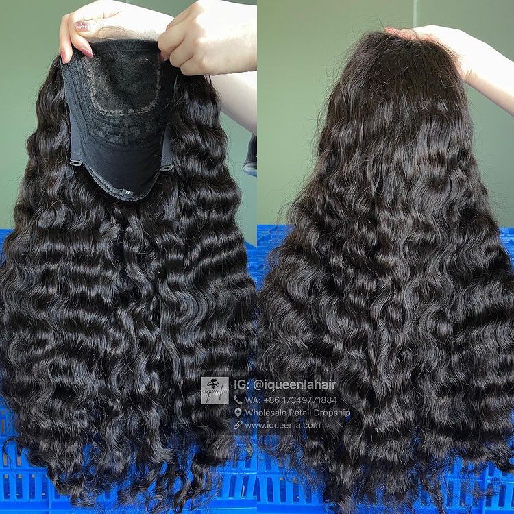 iqueenla Cambodian Wavy 4x4/5x5/6x6/13x4/13x6 HD and Transparent Lace Wig 200% & 300% Density