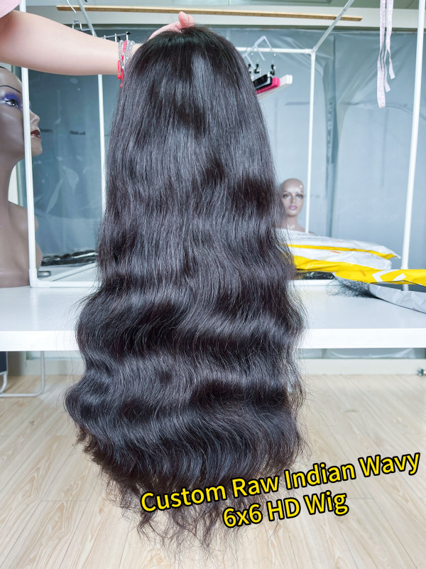 iqueenla Indian Wavy 4x4/5x5/6x6/13x4/13x6 HD and Transparent Lace Wig 200% & 300% Density