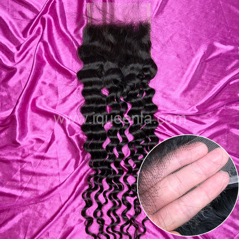 iqueenla Water Wave 4x4/5x5/6x6/13x4/13x6 Transparent and HD Lace Frontal