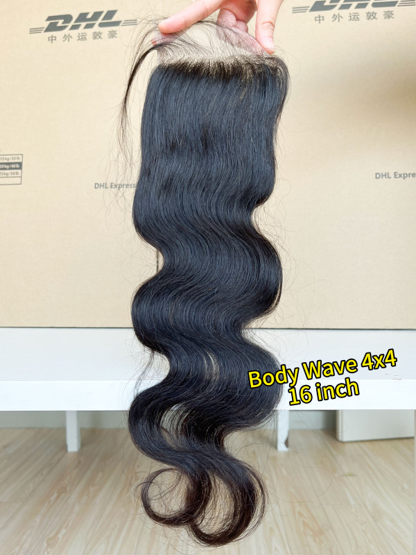 iqueenla Body Wave 4x4/5x5/6x6/13x4/13x6 Transparent and HD Lace Frontal