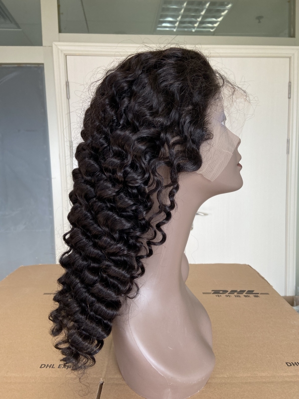 iqueenla 16-40 Inch Loose Deep 13x4 Transparent Lace Frontal Pre-made Wig Free Shipping