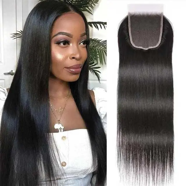 iqueenla Straight Mink  Hair 5x5 HD Lace Closure