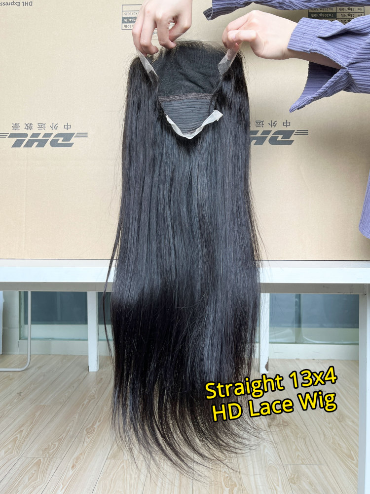 iqueenla Raw Straight 4x4/5x5/6x6/13x4/13x6 HD and Transparent Lace Wig 200% & 300% Density