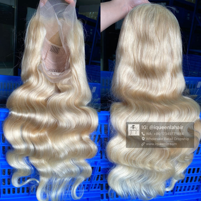 iqueenla #613 Body Wave 13x4 Lace Frontal Pre-made Wig