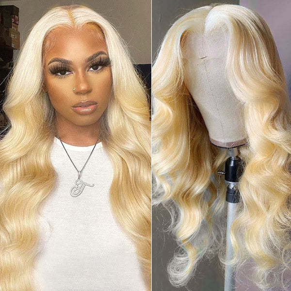 iqueenla #613 Body Wave 13x4 Lace Frontal Pre-made Wig