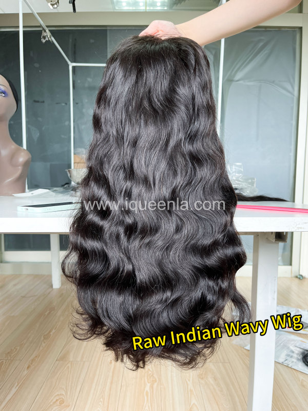 iqueenla Indian Wavy 4x4/5x5/6x6/13x4/13x6 HD and Transparent Lace Wig 200% & 300% Density